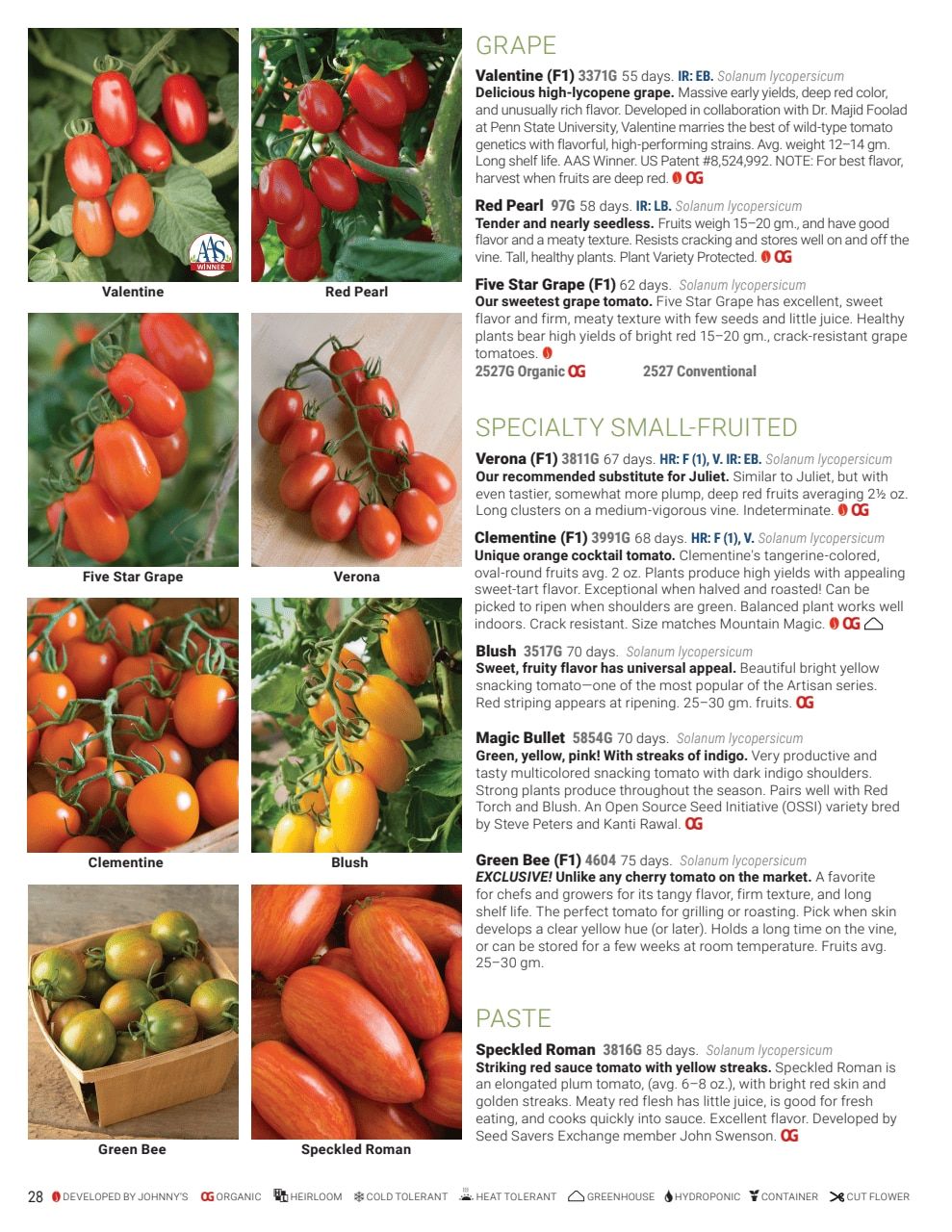 Johnny's Selected Seeds Domestic Wholesale Catalog Weekly Ad January 1 - December 31, 2026