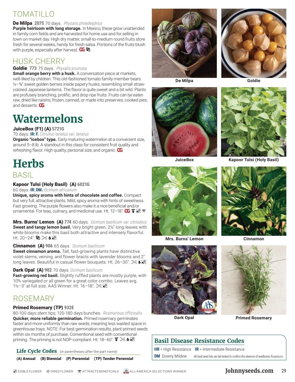 Johnny's Selected Seeds Domestic Wholesale Catalog Weekly Ad January 1 - December 31, 2026