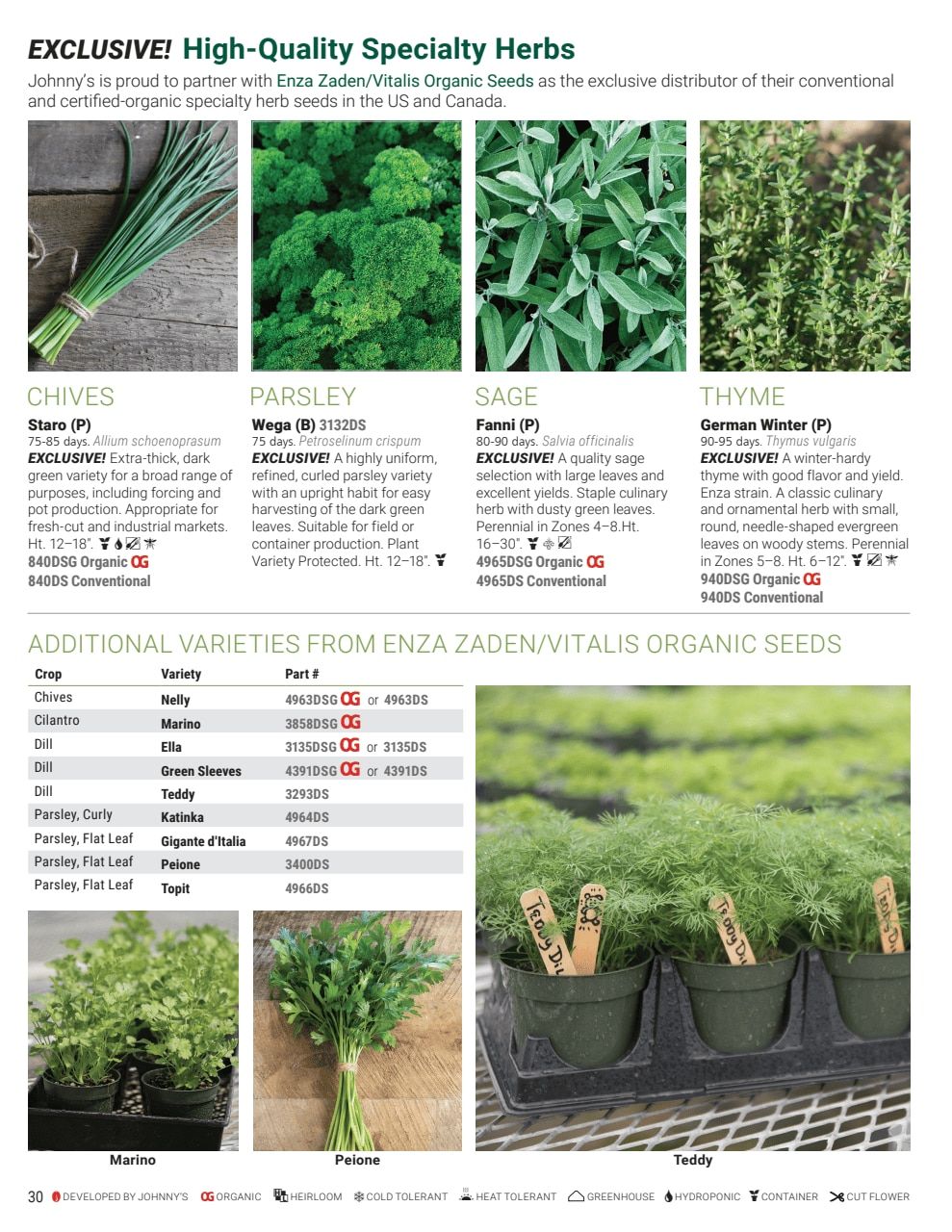 Johnny's Selected Seeds Domestic Wholesale Catalog Weekly Ad January 1 - December 31, 2026