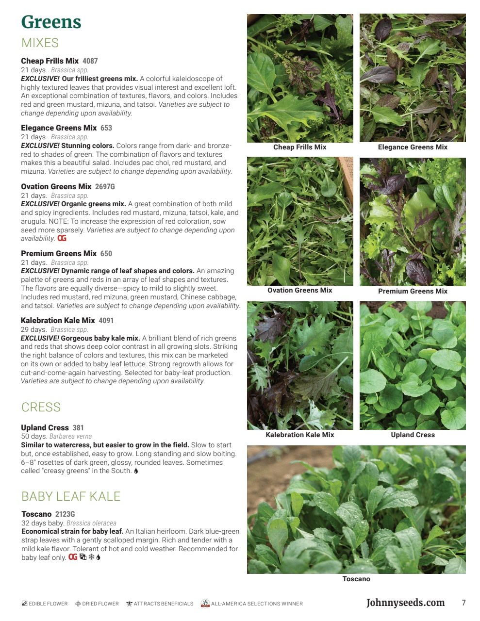 Johnny's Selected Seeds Domestic Wholesale Catalog Weekly Ad January 1 - December 31, 2026
