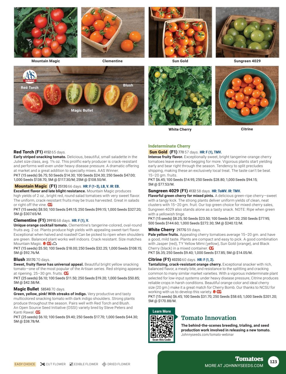 Johnny's Selected Seeds Master Catalog Weekly Ad January 1 - December 31, 2026