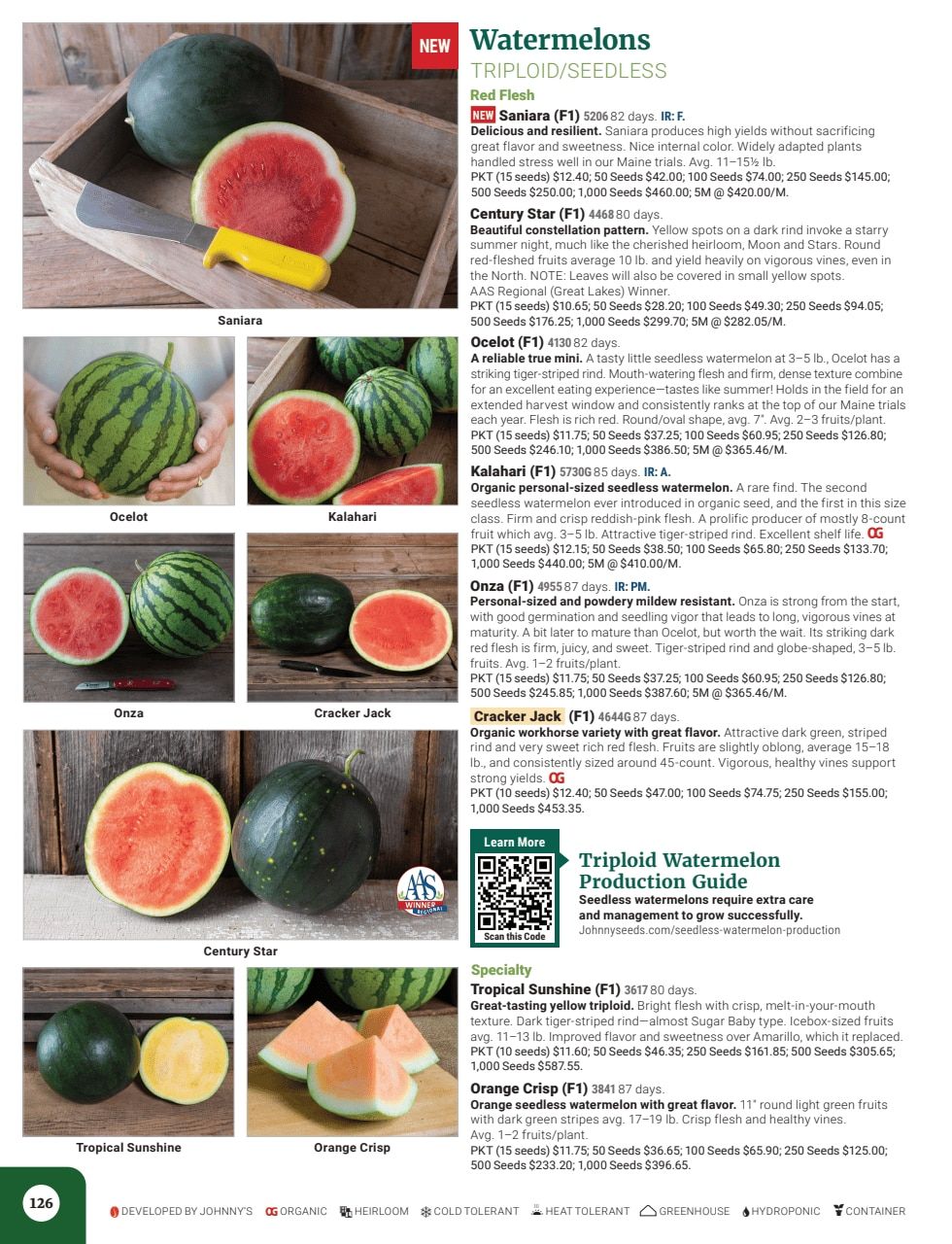 Johnny's Selected Seeds Master Catalog Weekly Ad January 1 - December 31, 2026
