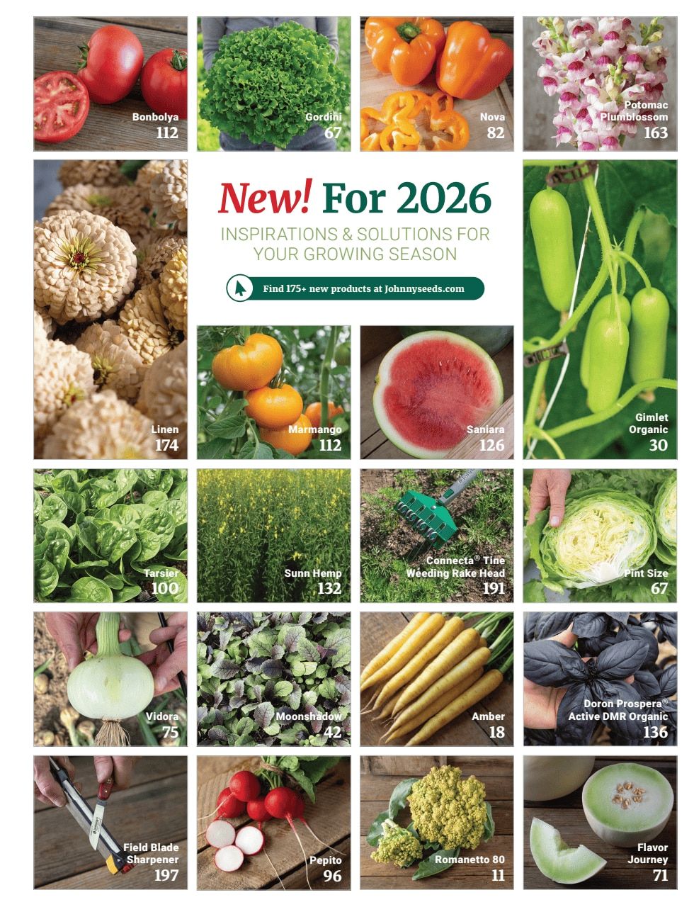 Johnny's Selected Seeds Master Catalog Weekly Ad January 1 - December 31, 2026