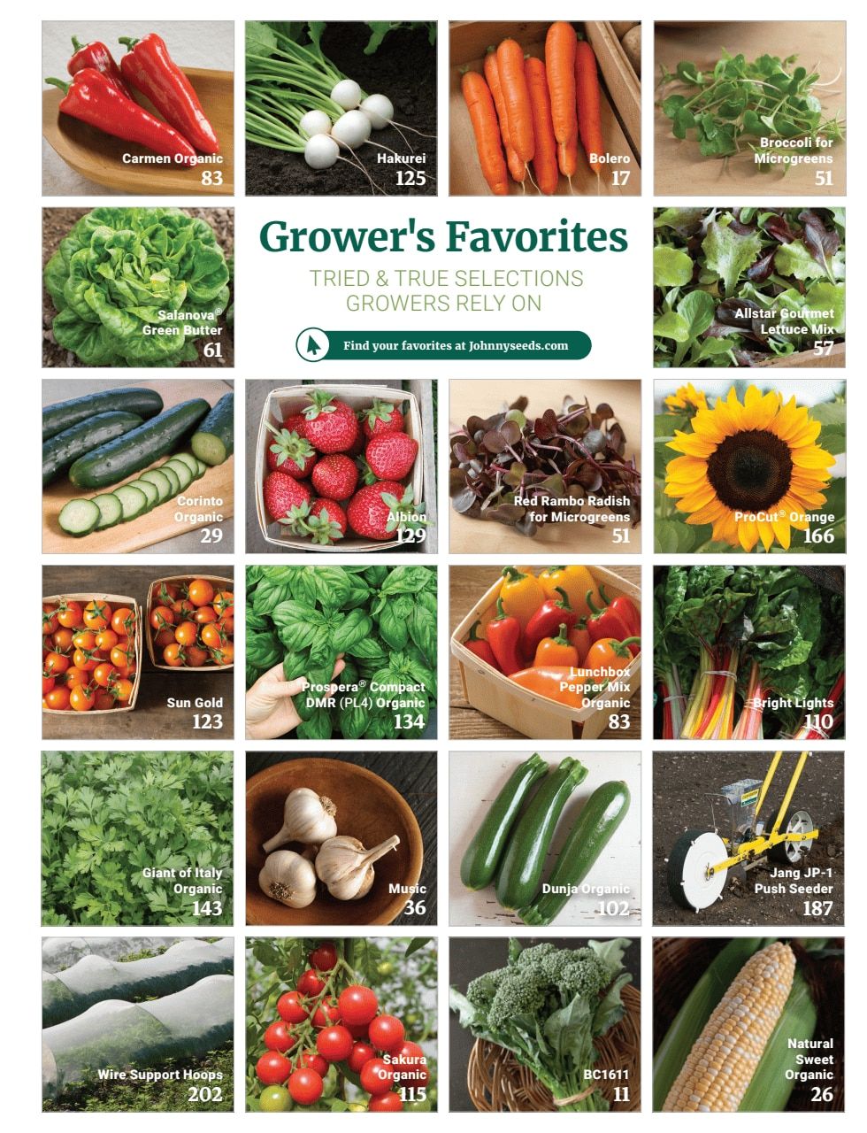 Johnny's Selected Seeds Master Catalog Weekly Ad January 1 - December 31, 2026