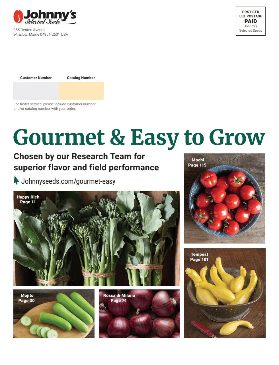Johnny's Selected Seeds Master Catalog Weekly Ad January 1 - December 31, 2026