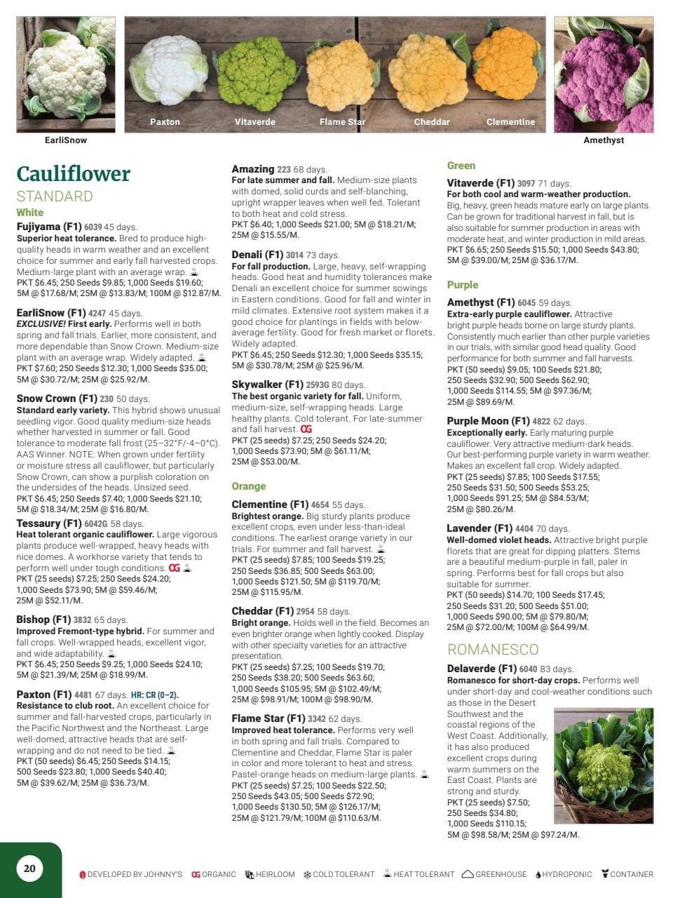 Johnny's Selected Seeds Master Catalog Weekly Ad January 1 - December 31, 2026