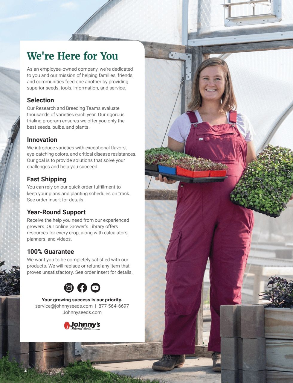 Johnny's Selected Seeds Master Catalog Weekly Ad January 1 - December 31, 2026
