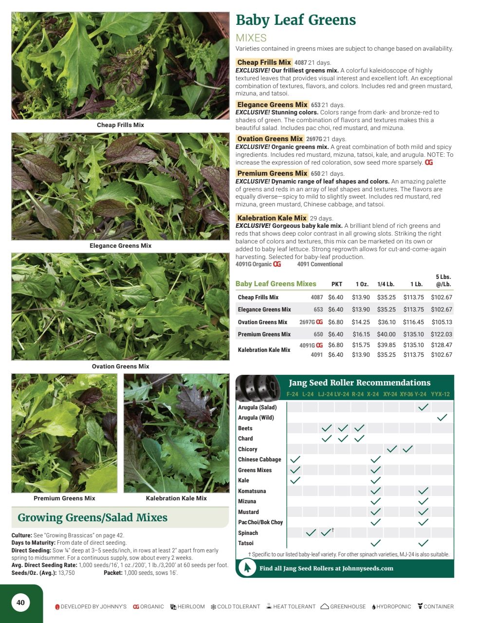 Johnny's Selected Seeds Master Catalog Weekly Ad January 1 - December 31, 2026