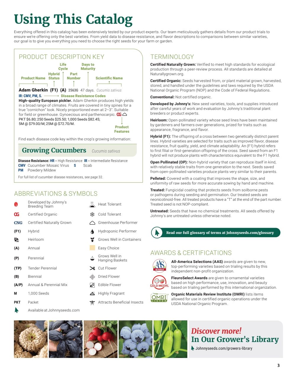 Johnny's Selected Seeds Master Catalog Weekly Ad January 1 - December 31, 2026