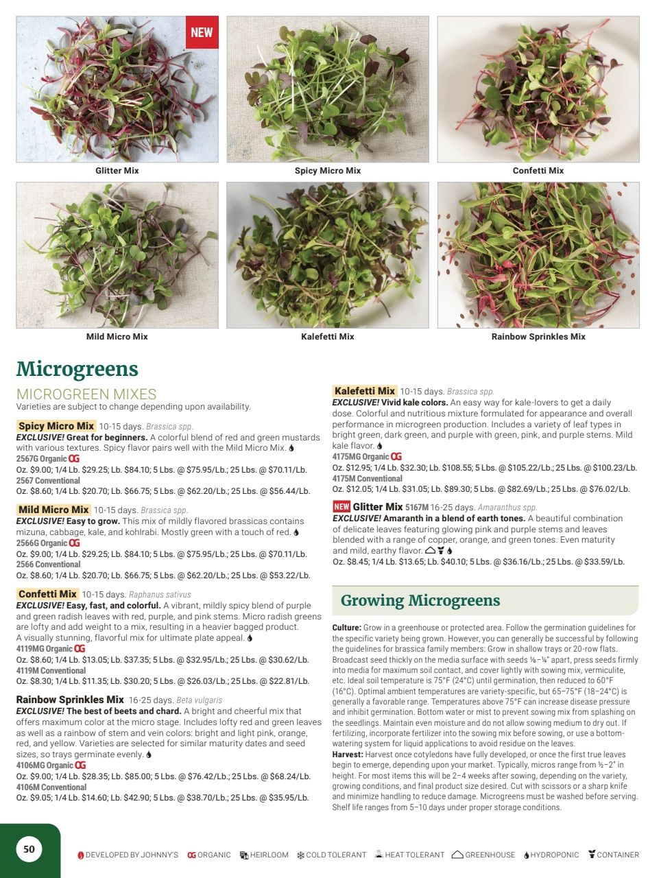 Johnny's Selected Seeds Master Catalog Weekly Ad January 1 - December 31, 2026