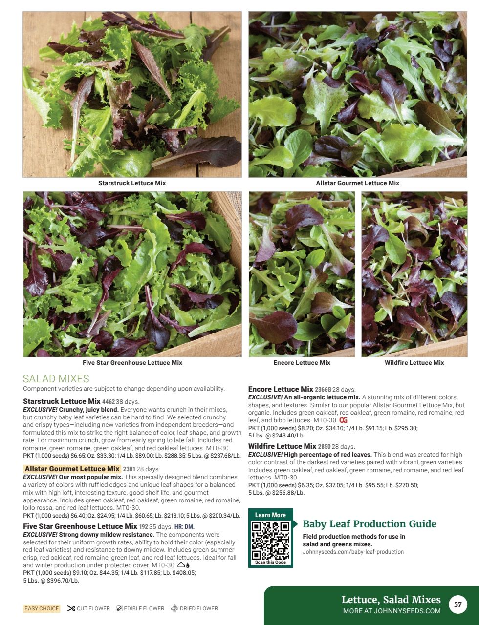 Johnny's Selected Seeds Master Catalog Weekly Ad January 1 - December 31, 2026