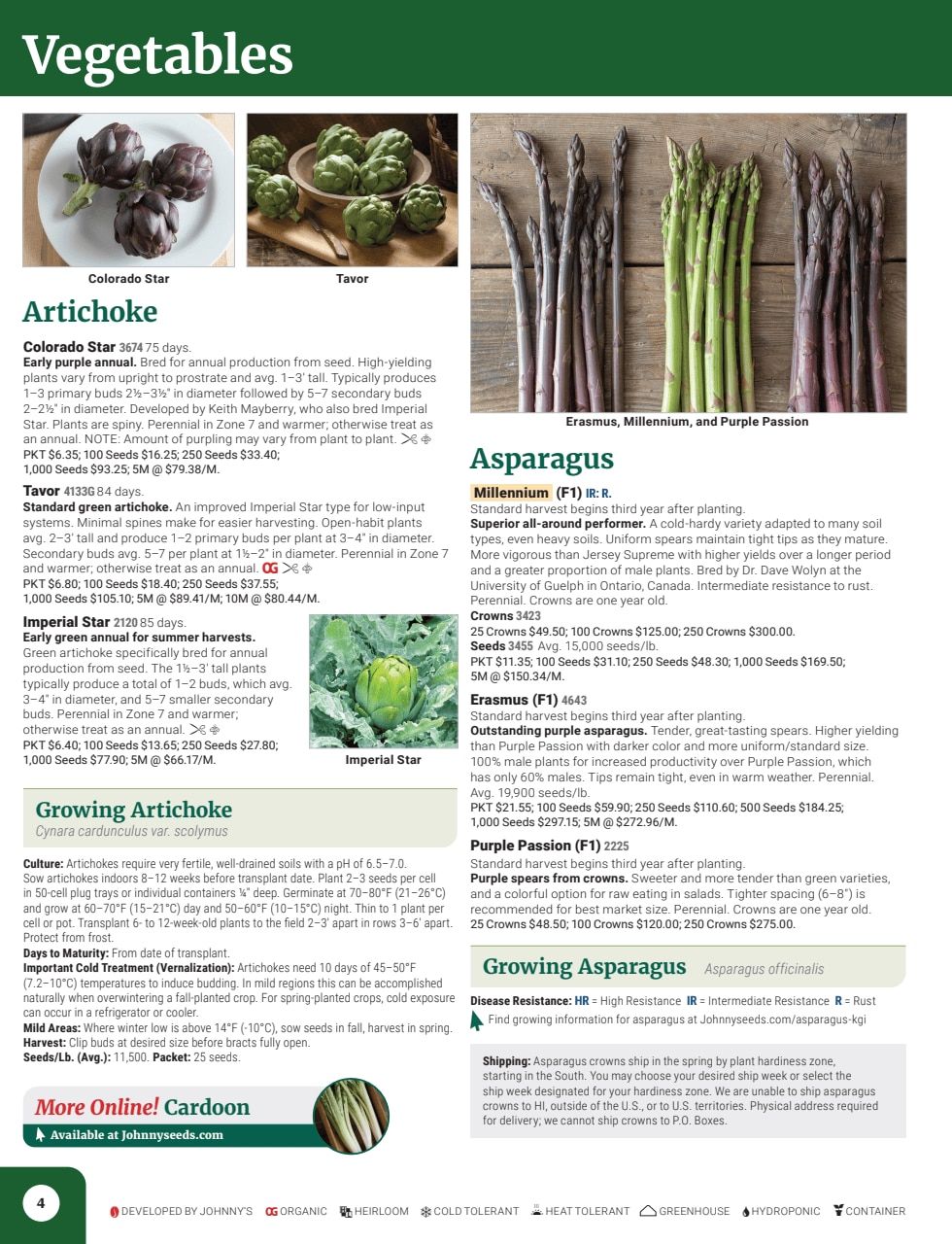 Johnny's Selected Seeds Master Catalog Weekly Ad January 1 - December 31, 2026