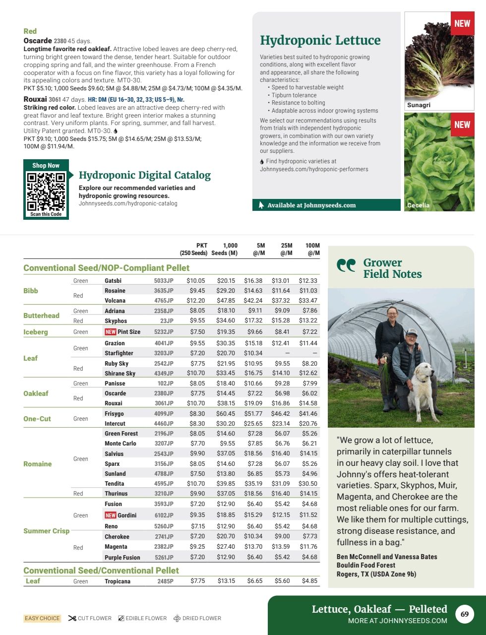 Johnny's Selected Seeds Master Catalog Weekly Ad January 1 - December 31, 2026