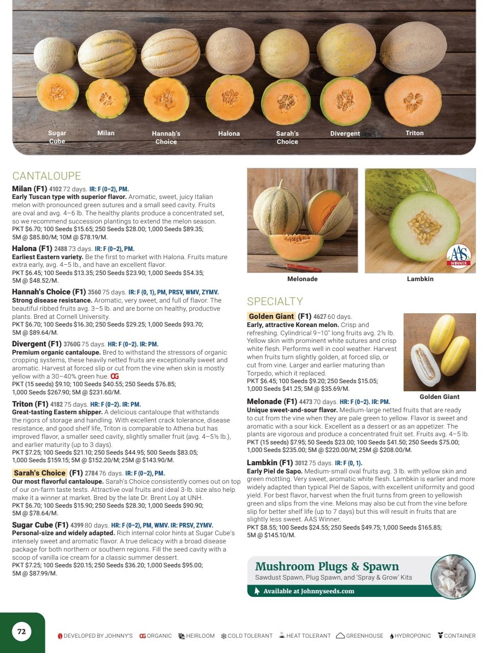 Johnny's Selected Seeds Master Catalog Weekly Ad January 1 - December 31, 2026