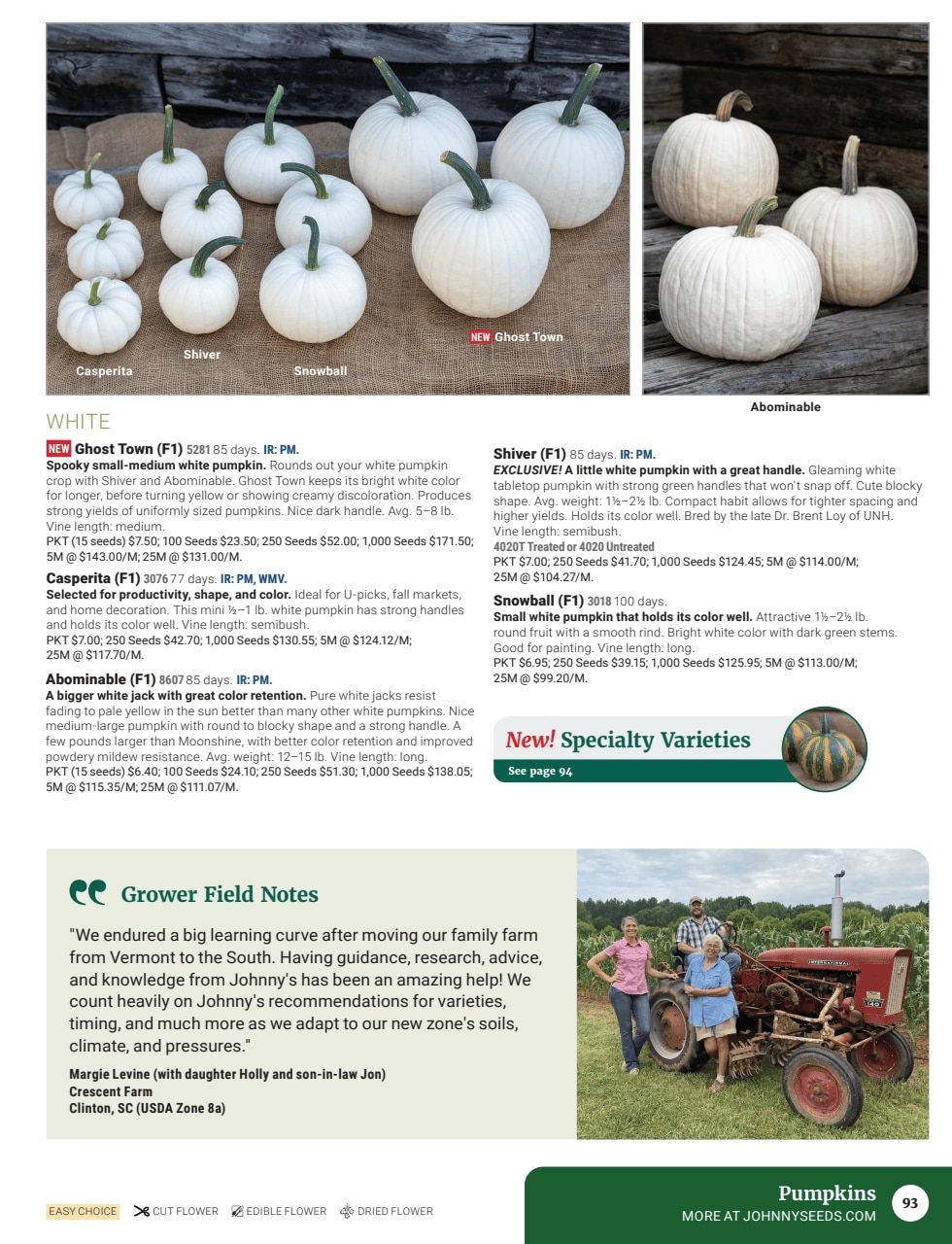 Johnny's Selected Seeds Master Catalog Weekly Ad January 1 - December 31, 2026