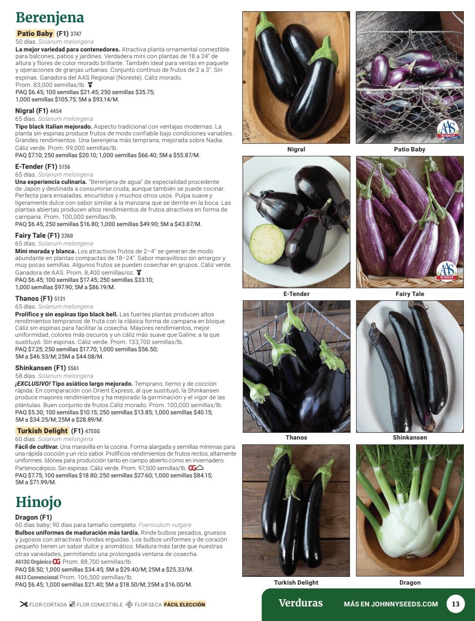 Johnny's Selected Seeds Spanish Catalog Weekly Ad January 1 - December 31, 2026