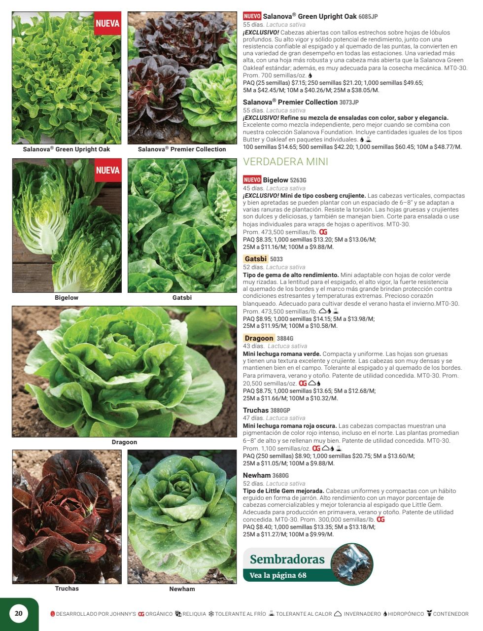 Johnny's Selected Seeds Spanish Catalog Weekly Ad January 1 - December 31, 2026