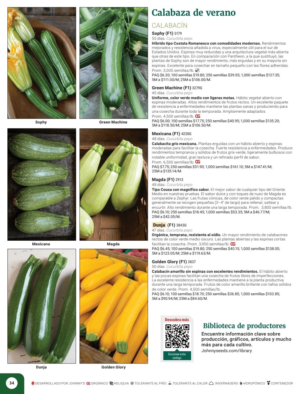 Johnny's Selected Seeds Spanish Catalog Weekly Ad January 1 - December 31, 2026