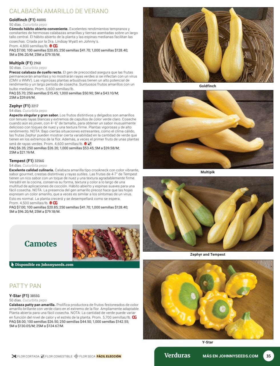 Johnny's Selected Seeds Spanish Catalog Weekly Ad January 1 - December 31, 2026