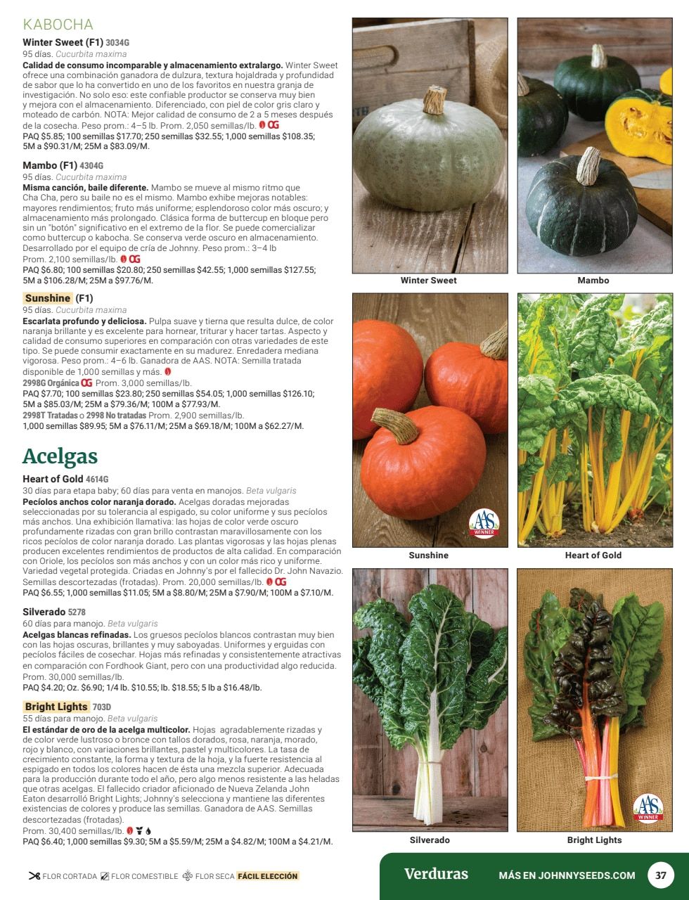 Johnny's Selected Seeds Spanish Catalog Weekly Ad January 1 - December 31, 2026