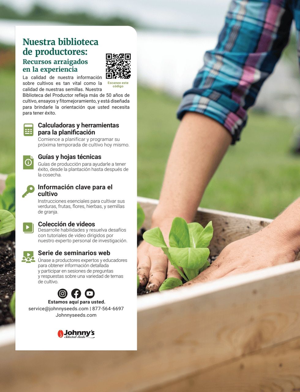 Johnny's Selected Seeds Spanish Catalog Weekly Ad January 1 - December 31, 2026