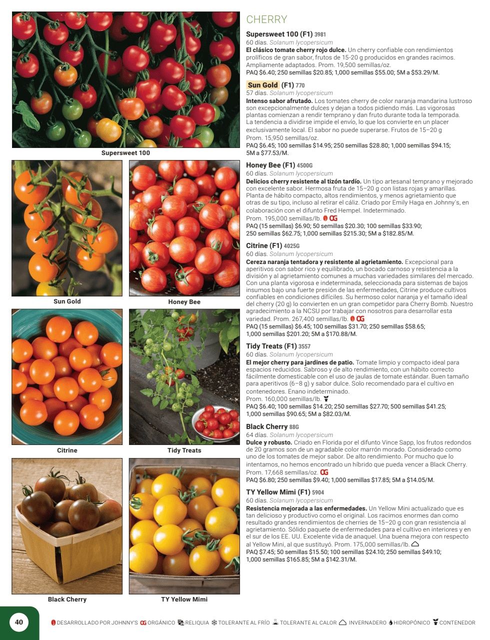Johnny's Selected Seeds Spanish Catalog Weekly Ad January 1 - December 31, 2026