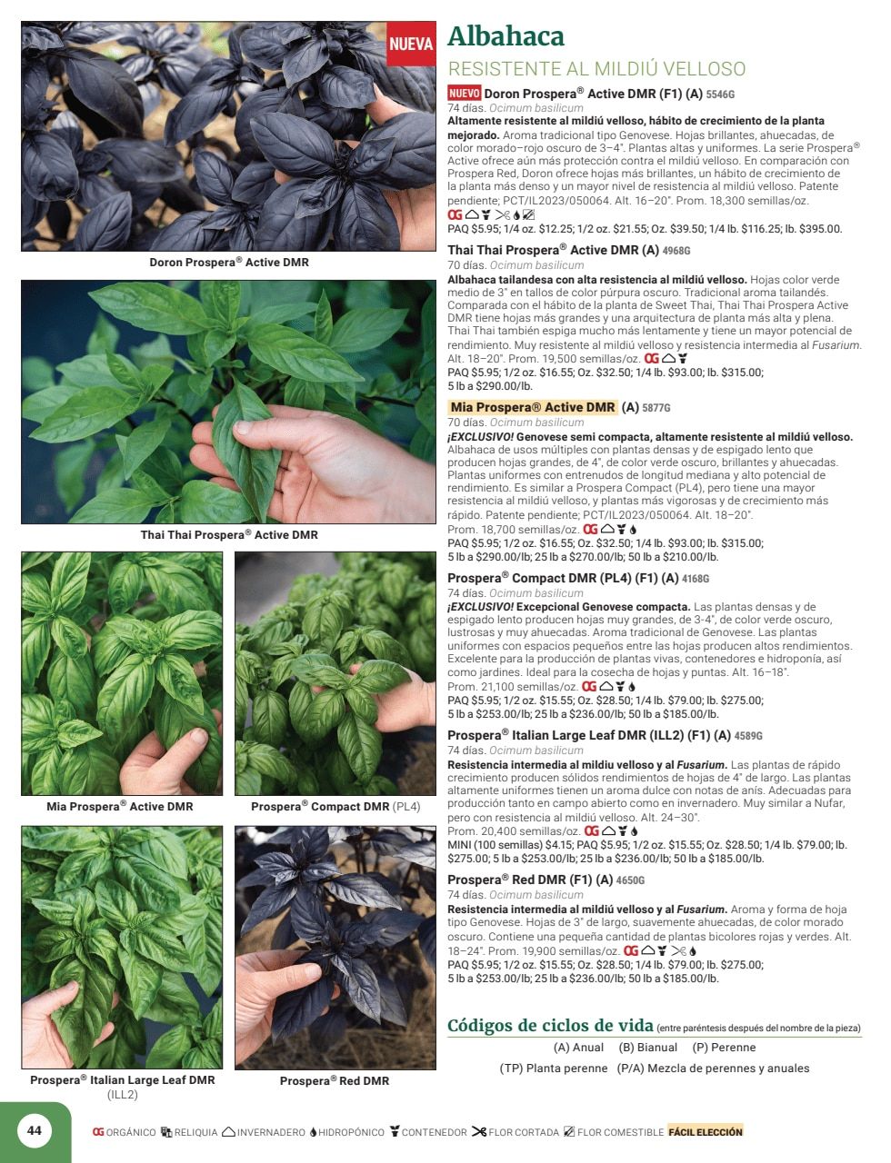 Johnny's Selected Seeds Spanish Catalog Weekly Ad January 1 - December 31, 2026