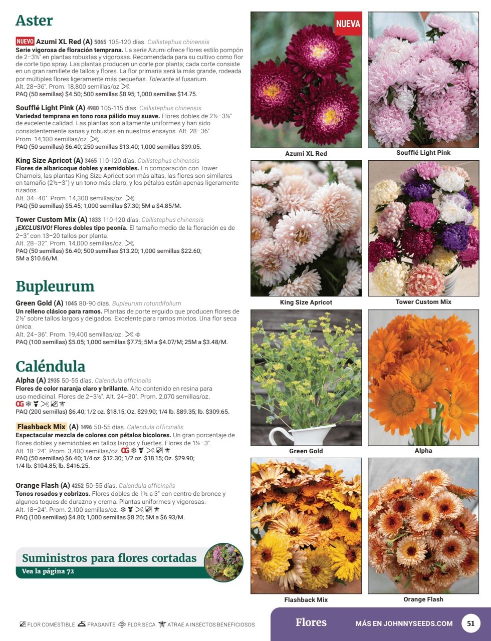 Johnny's Selected Seeds Spanish Catalog Weekly Ad January 1 - December 31, 2026