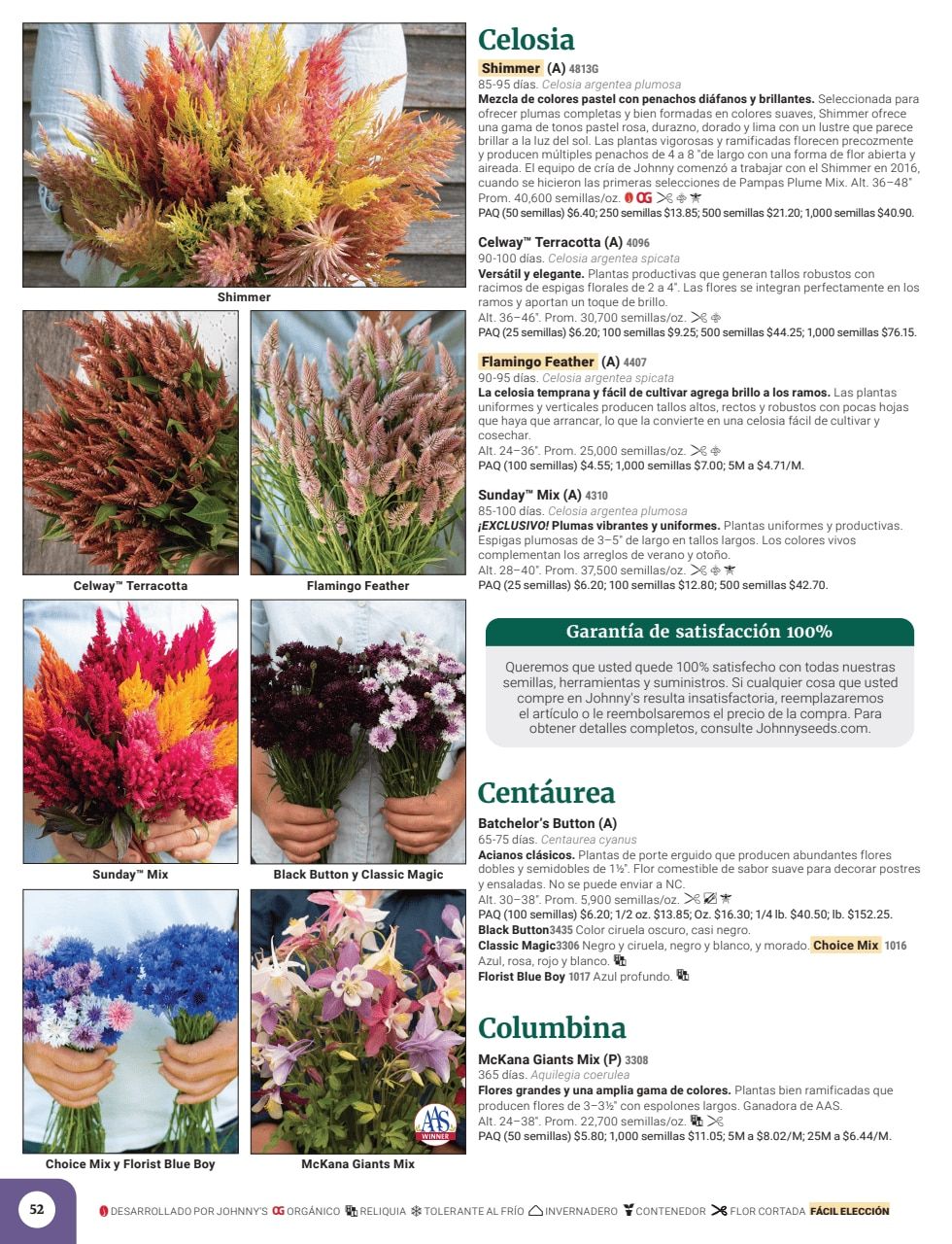 Johnny's Selected Seeds Spanish Catalog Weekly Ad January 1 - December 31, 2026