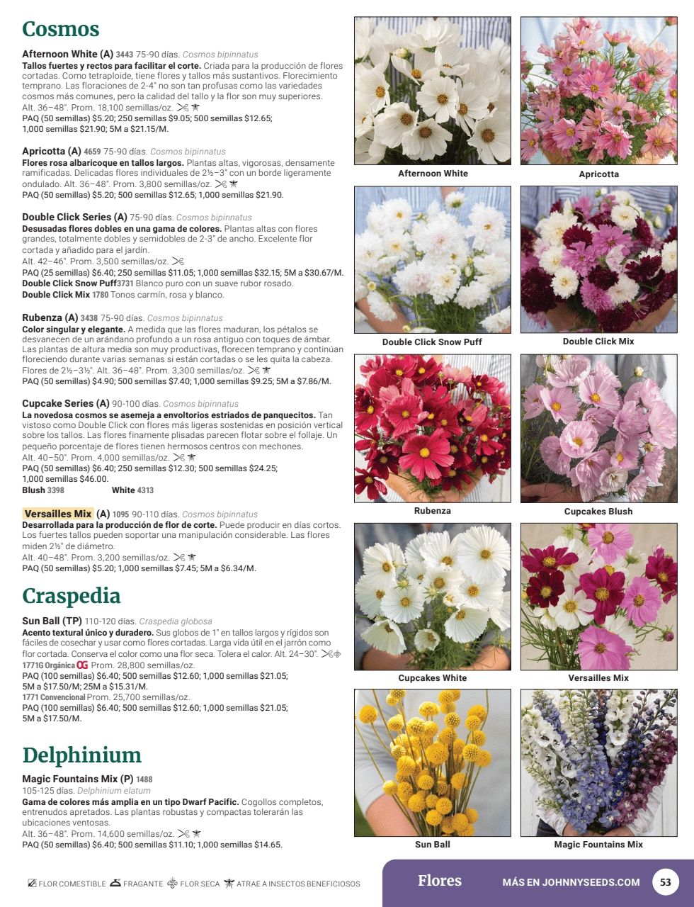 Johnny's Selected Seeds Spanish Catalog Weekly Ad January 1 - December 31, 2026