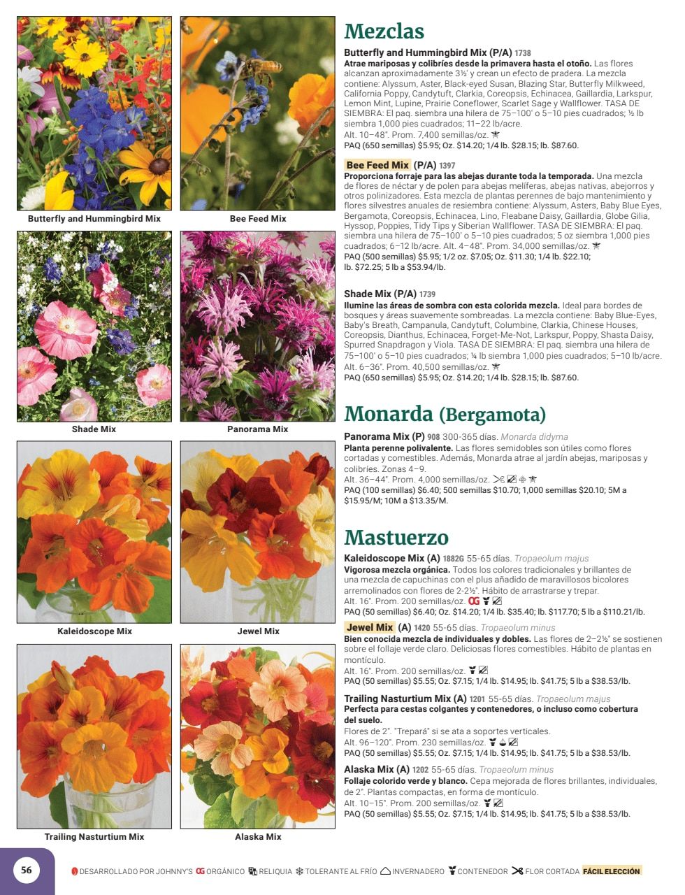Johnny's Selected Seeds Spanish Catalog Weekly Ad January 1 - December 31, 2026