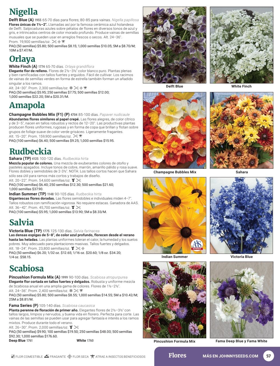 Johnny's Selected Seeds Spanish Catalog Weekly Ad January 1 - December 31, 2026