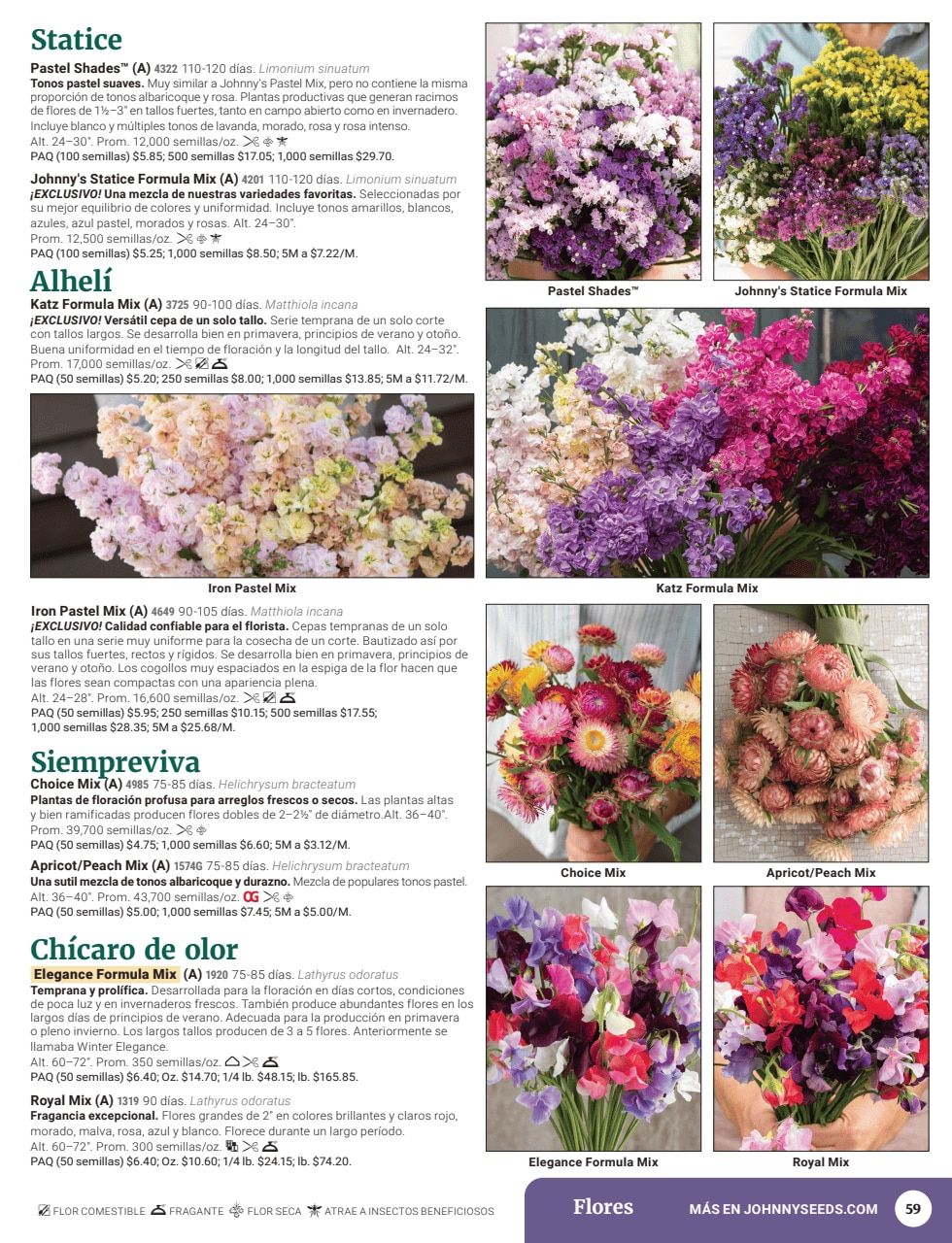 Johnny's Selected Seeds Spanish Catalog Weekly Ad January 1 - December 31, 2026