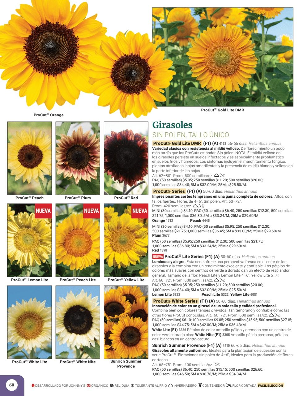 Johnny's Selected Seeds Spanish Catalog Weekly Ad January 1 - December 31, 2026