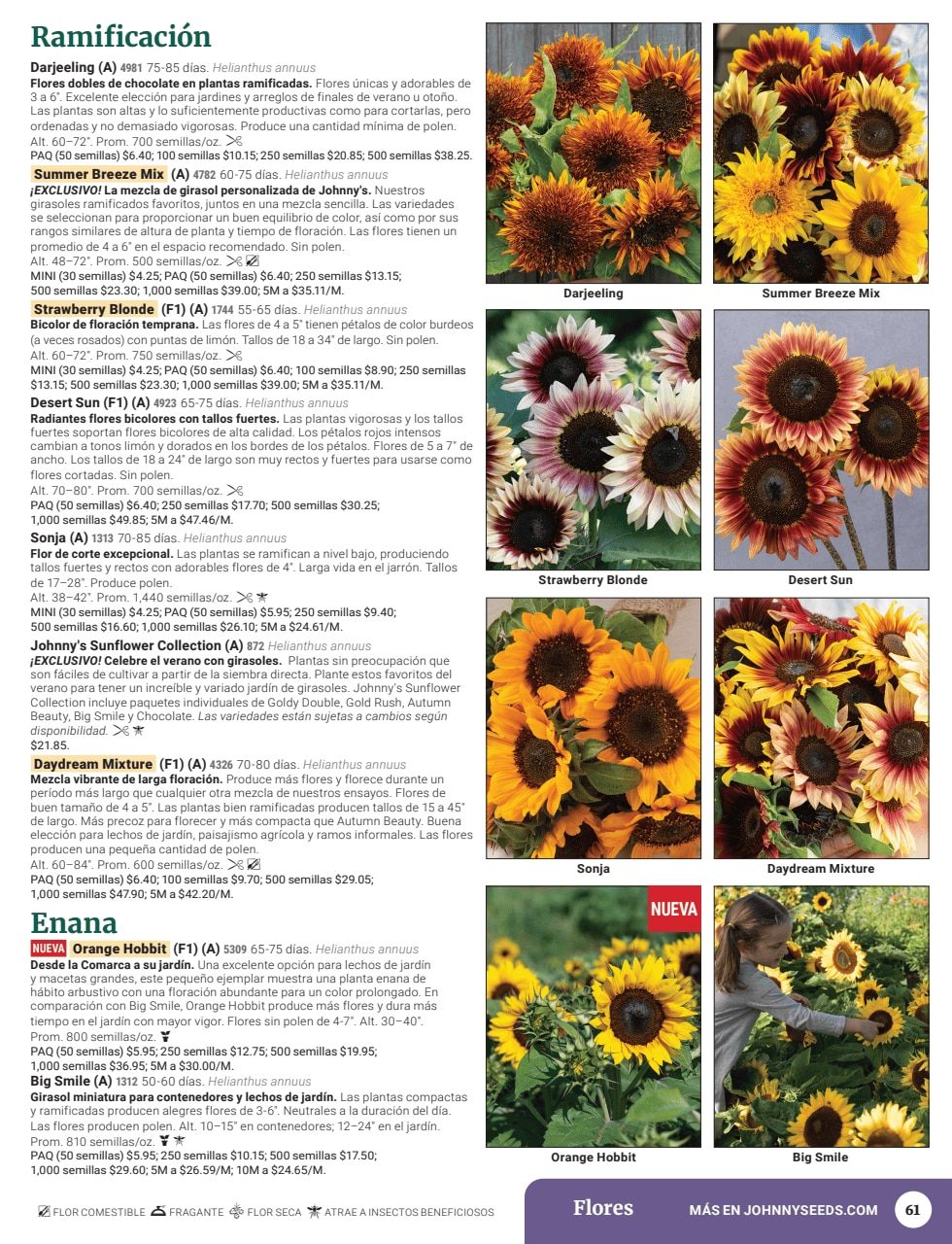 Johnny's Selected Seeds Spanish Catalog Weekly Ad January 1 - December 31, 2026