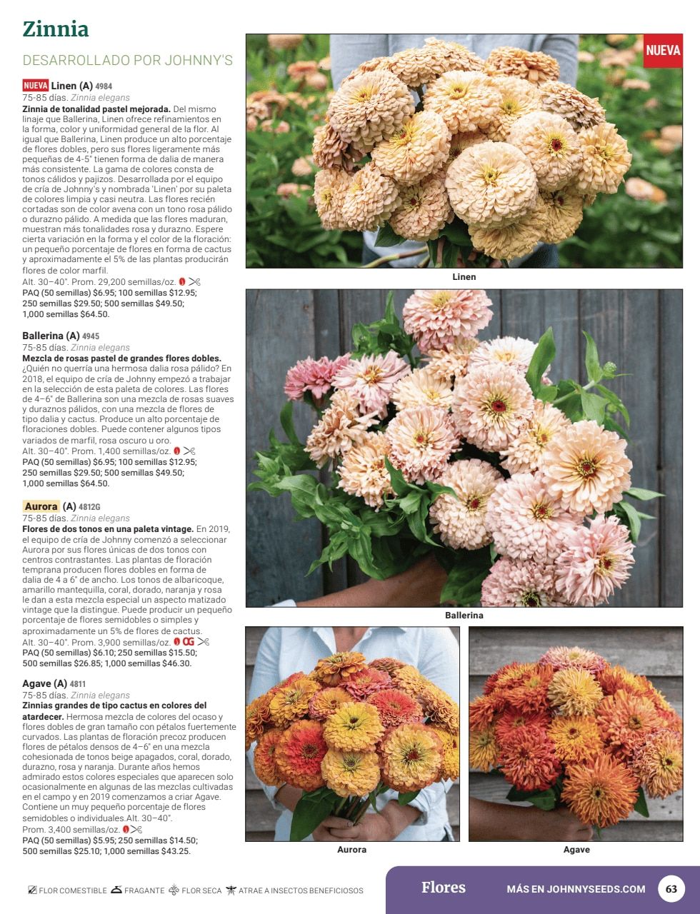 Johnny's Selected Seeds Spanish Catalog Weekly Ad January 1 - December 31, 2026