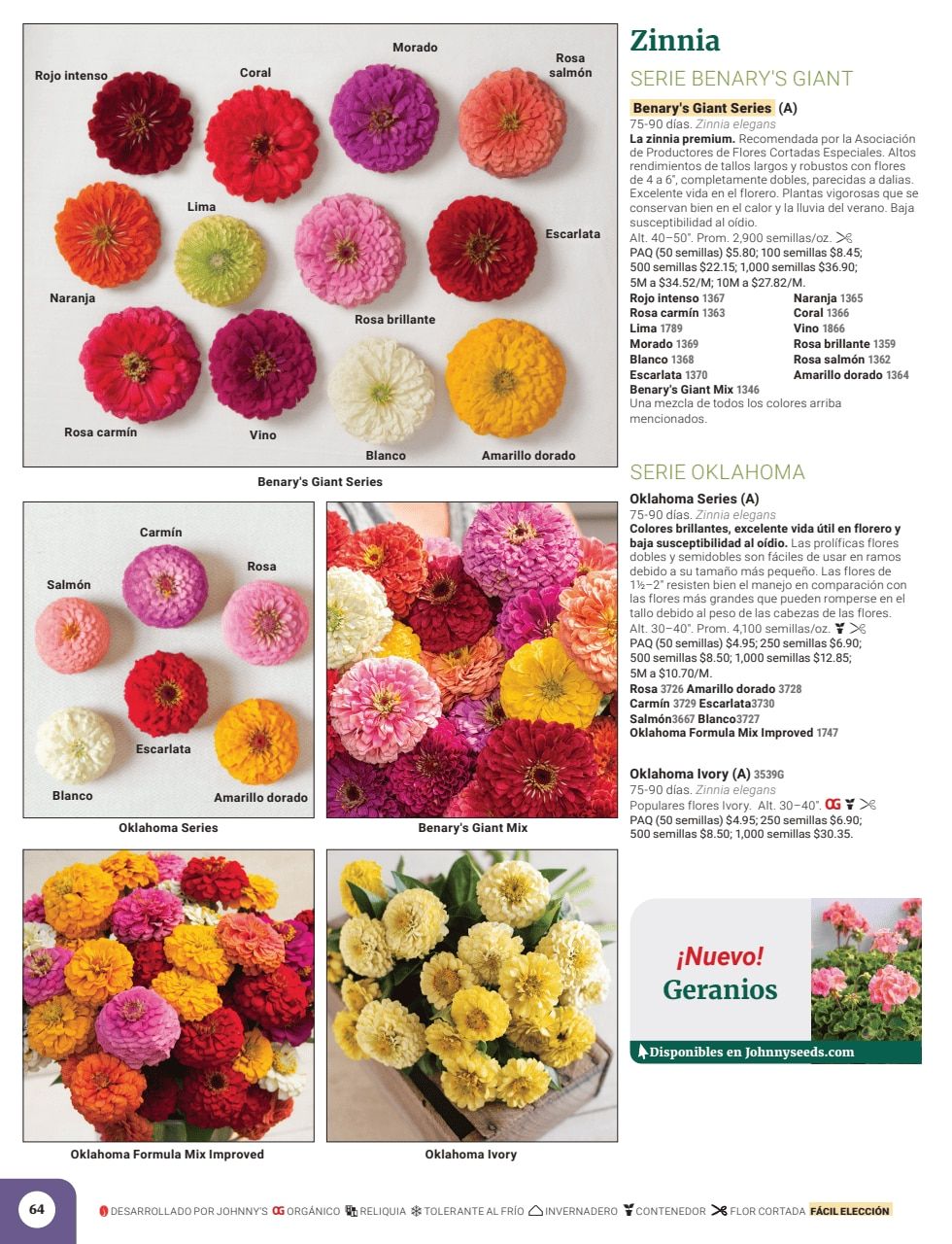 Johnny's Selected Seeds Spanish Catalog Weekly Ad January 1 - December 31, 2026