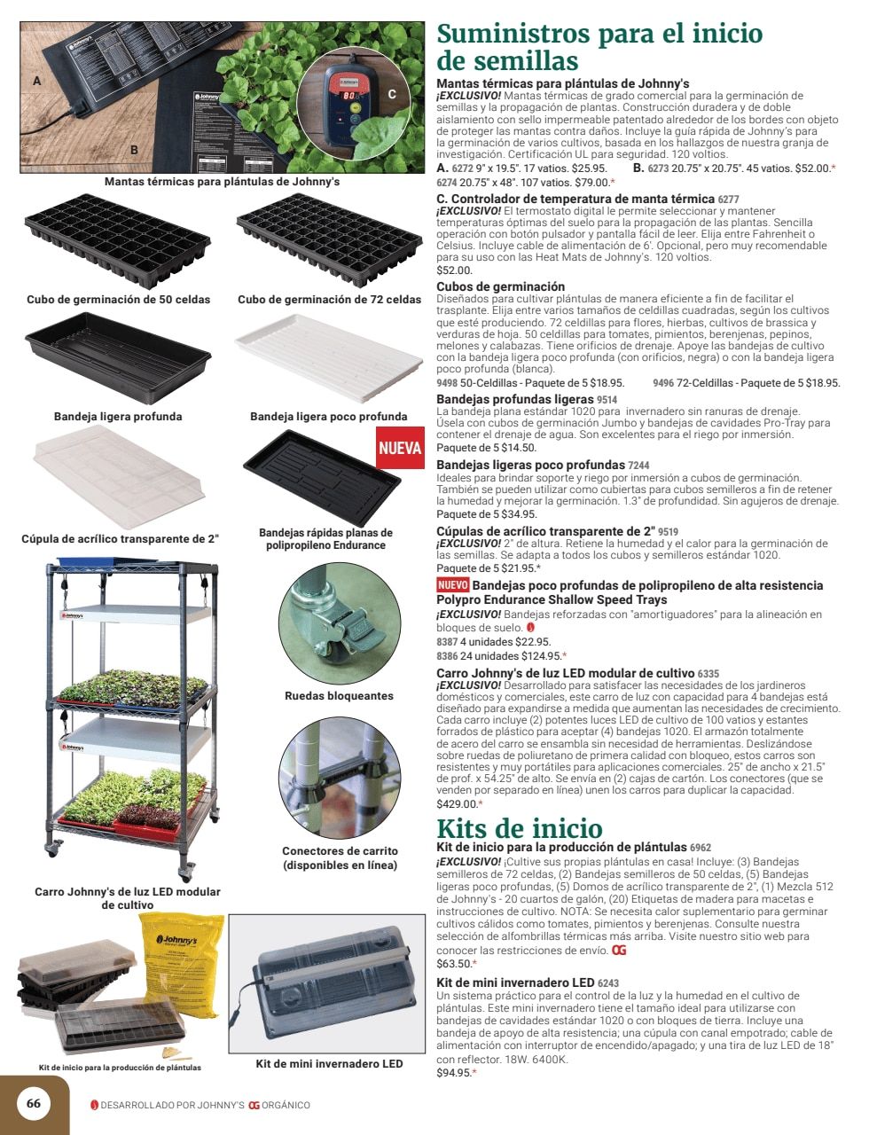 Johnny's Selected Seeds Spanish Catalog Weekly Ad January 1 - December 31, 2026