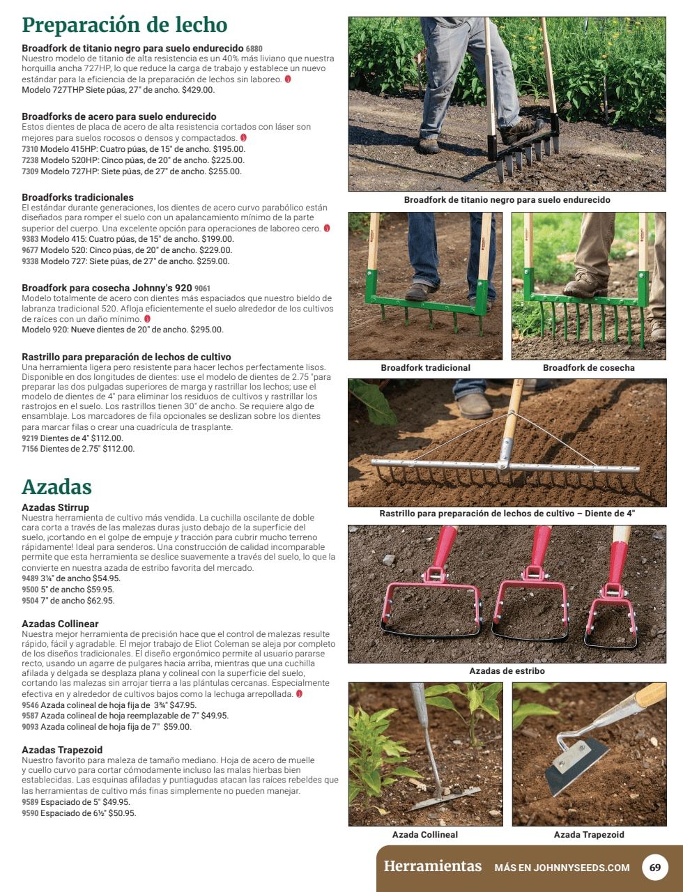 Johnny's Selected Seeds Spanish Catalog Weekly Ad January 1 - December 31, 2026