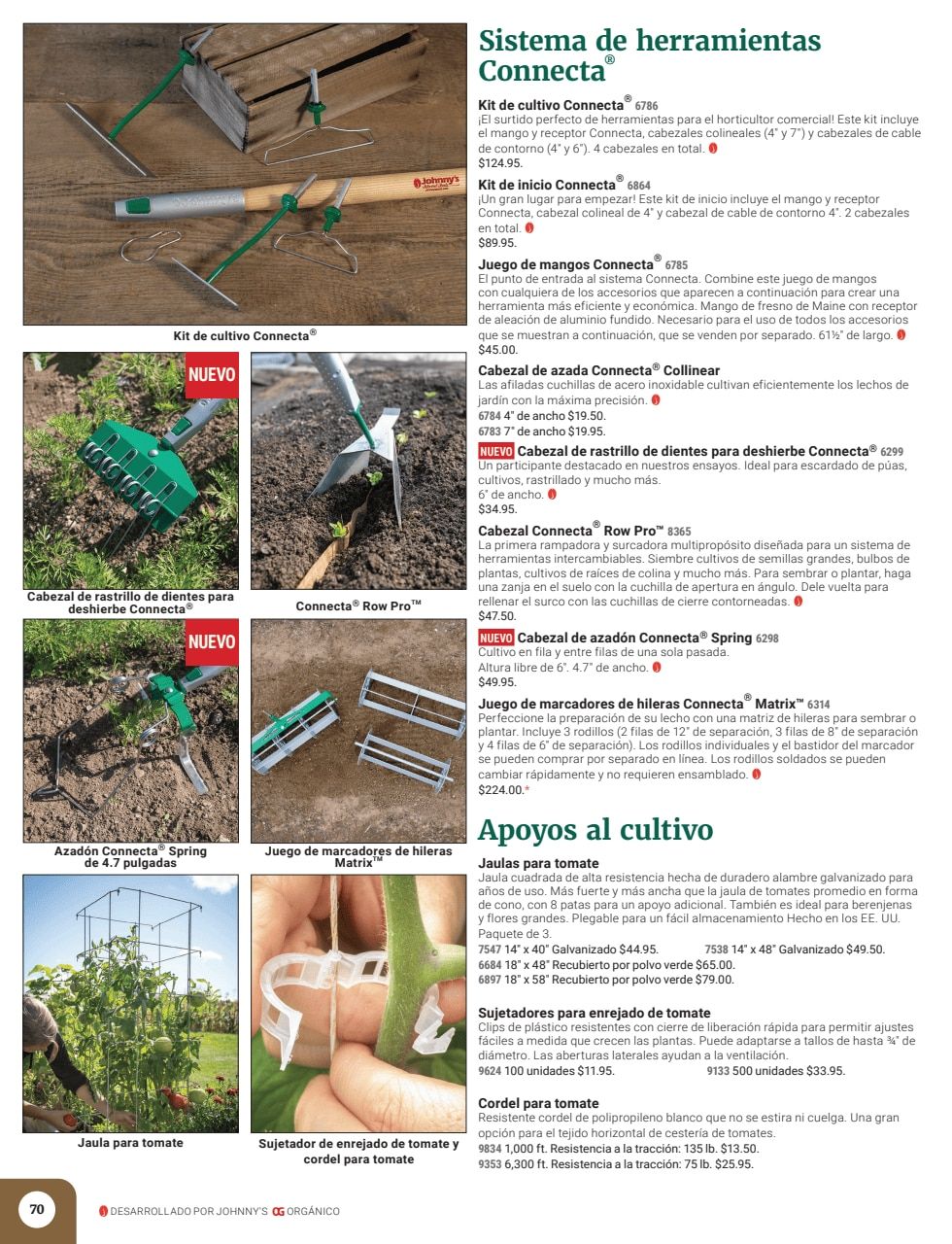 Johnny's Selected Seeds Spanish Catalog Weekly Ad January 1 - December 31, 2026