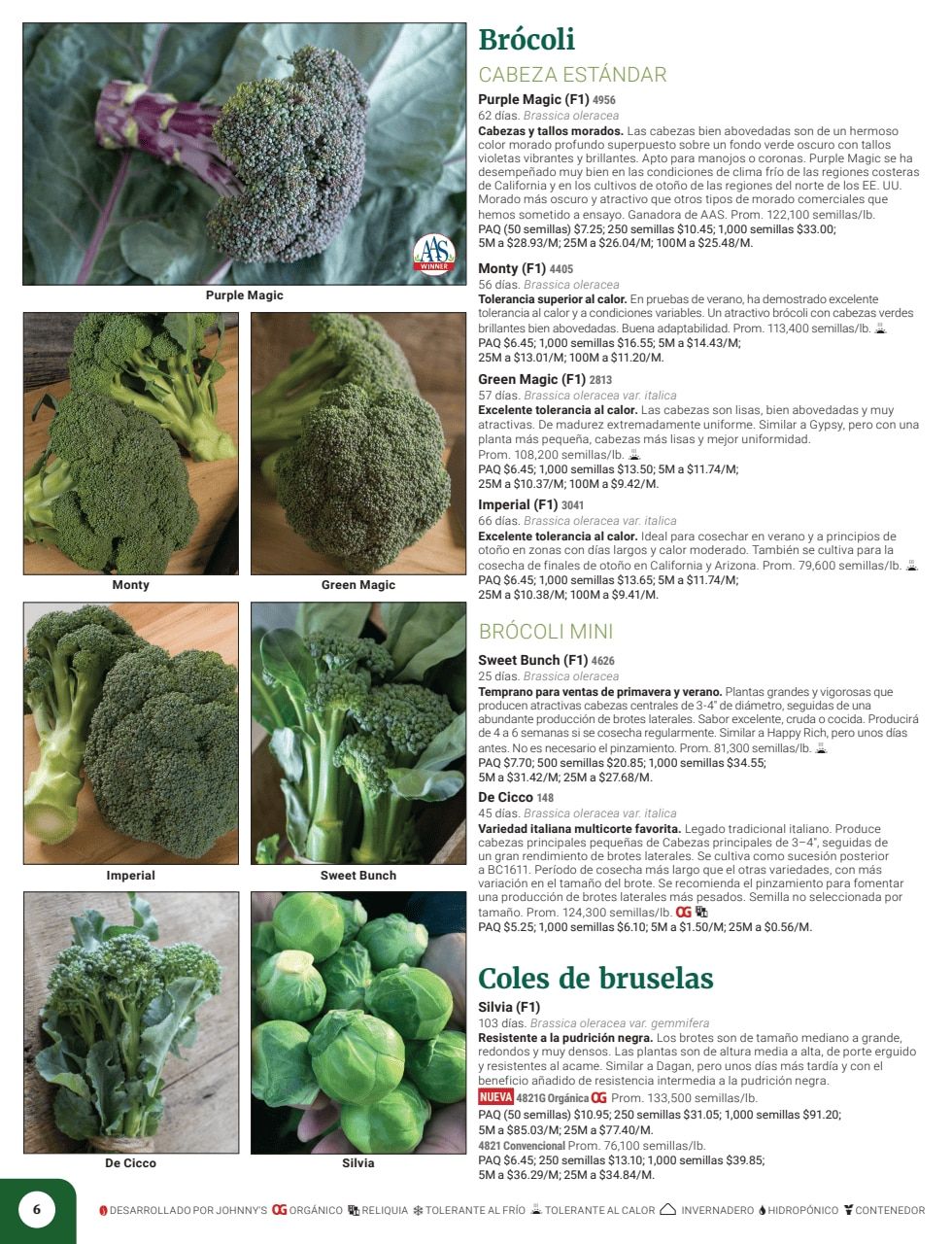 Johnny's Selected Seeds Spanish Catalog Weekly Ad January 1 - December 31, 2026