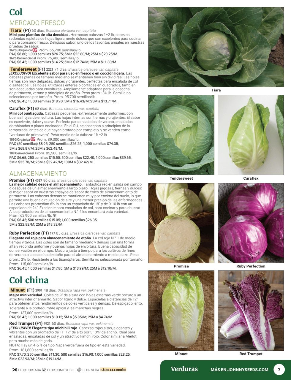 Johnny's Selected Seeds Spanish Catalog Weekly Ad January 1 - December 31, 2026