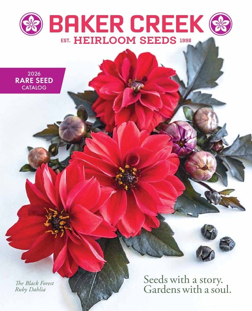 Baker Creek Heirloom Seeds Free Seed Catalog Weekly Ad January 1 - December 31, 2026