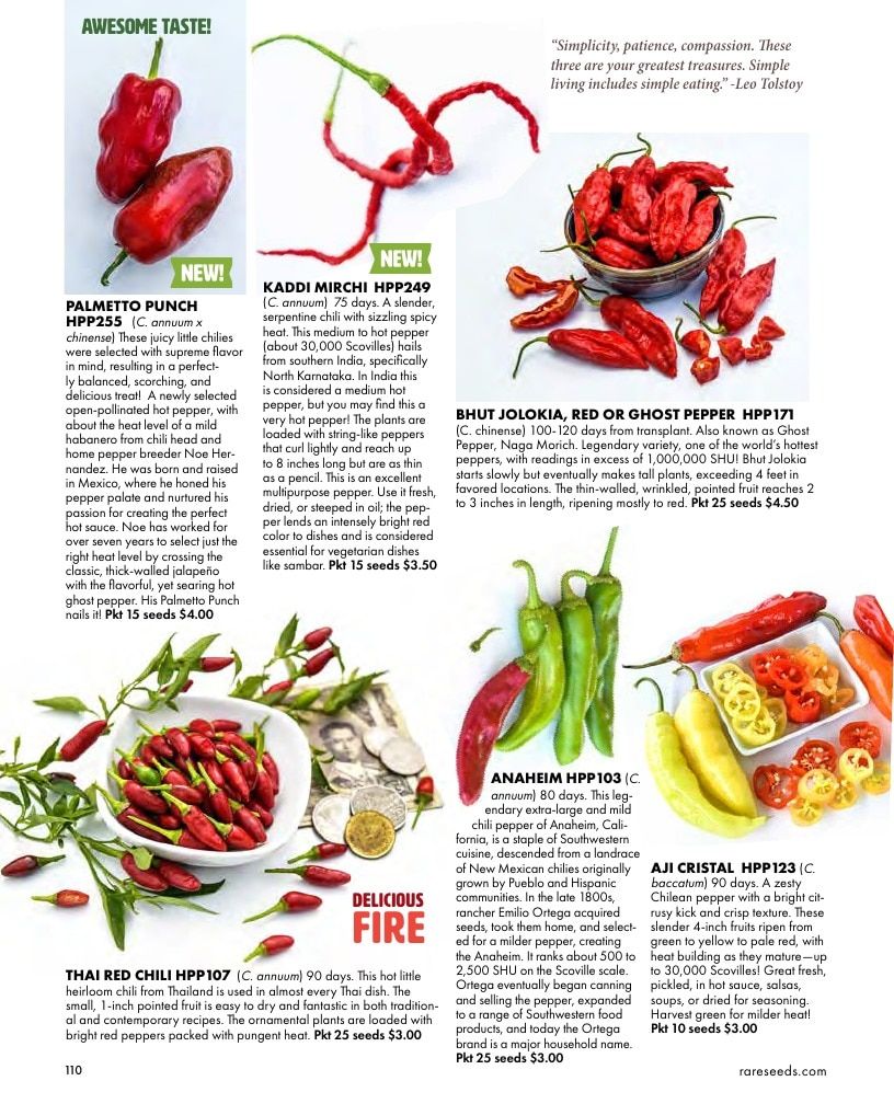 Baker Creek Heirloom Seeds Free Seed Catalog Weekly Ad January 1 - December 31, 2026
