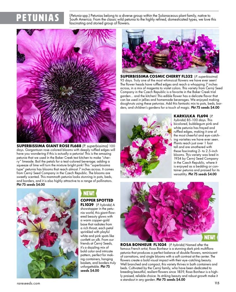 Baker Creek Heirloom Seeds Free Seed Catalog Weekly Ad January 1 - December 31, 2026