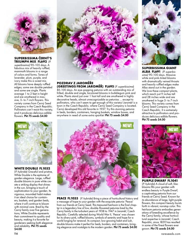 Baker Creek Heirloom Seeds Free Seed Catalog Weekly Ad January 1 - December 31, 2026