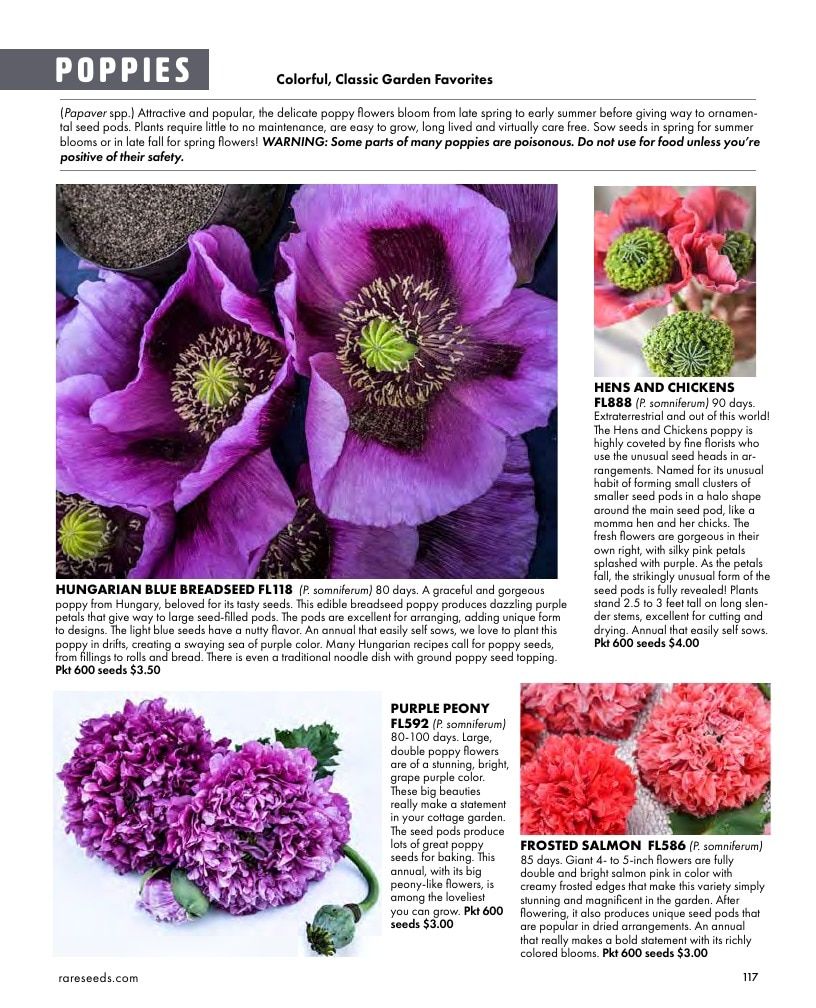 Baker Creek Heirloom Seeds Free Seed Catalog Weekly Ad January 1 - December 31, 2026