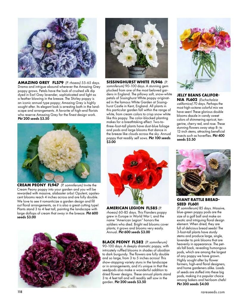Baker Creek Heirloom Seeds Free Seed Catalog Weekly Ad January 1 - December 31, 2026