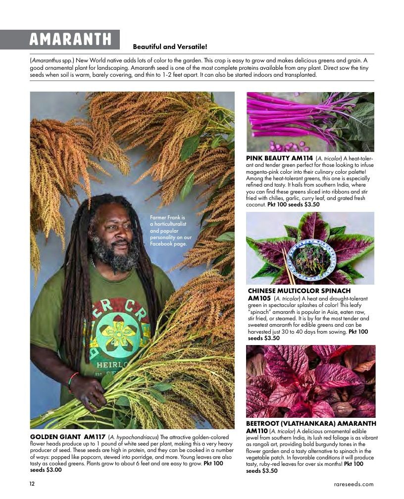 Baker Creek Heirloom Seeds Free Seed Catalog Weekly Ad January 1 - December 31, 2026