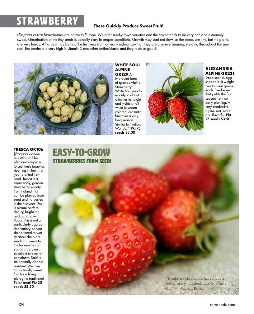 Baker Creek Heirloom Seeds Free Seed Catalog Weekly Ad January 1 - December 31, 2026